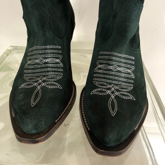 Isabella Lorusso ISLO agreement Suede cowboy boots - Picture 5 of 15